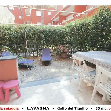 Bilocale Con Giardino A 70 Mt Dalla Spiaggia Appartement Lavagna