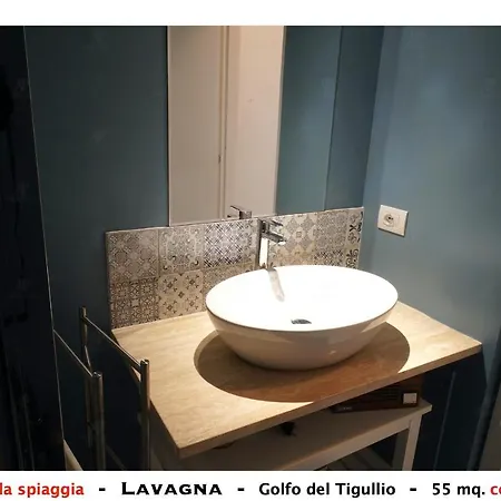 Bilocale Con Giardino A 70 Mt Dalla Spiaggia * Lavagna