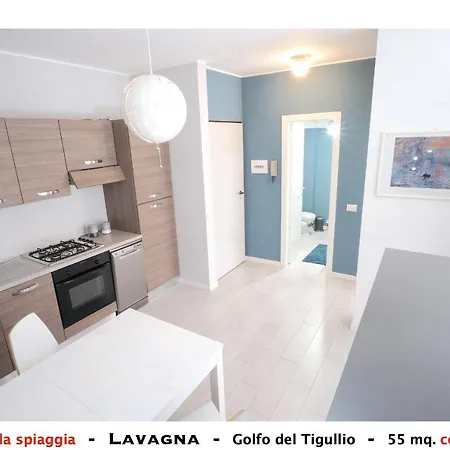 Bilocale Con Giardino A 70 Mt Dalla Spiaggia * Lavagna