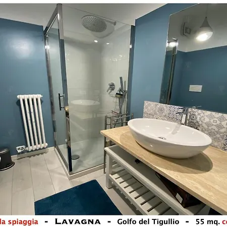 Bilocale Con Giardino A 70 Mt Dalla Spiaggia * Lavagna